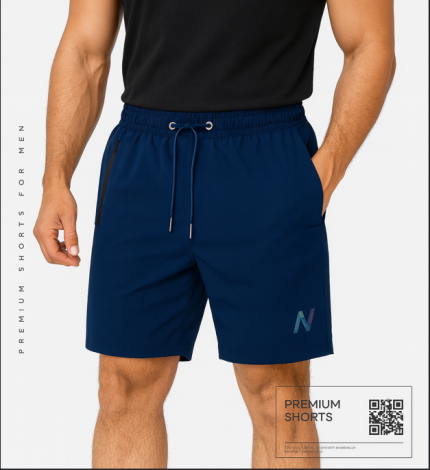 China Shorts Pant (Navy Blue)