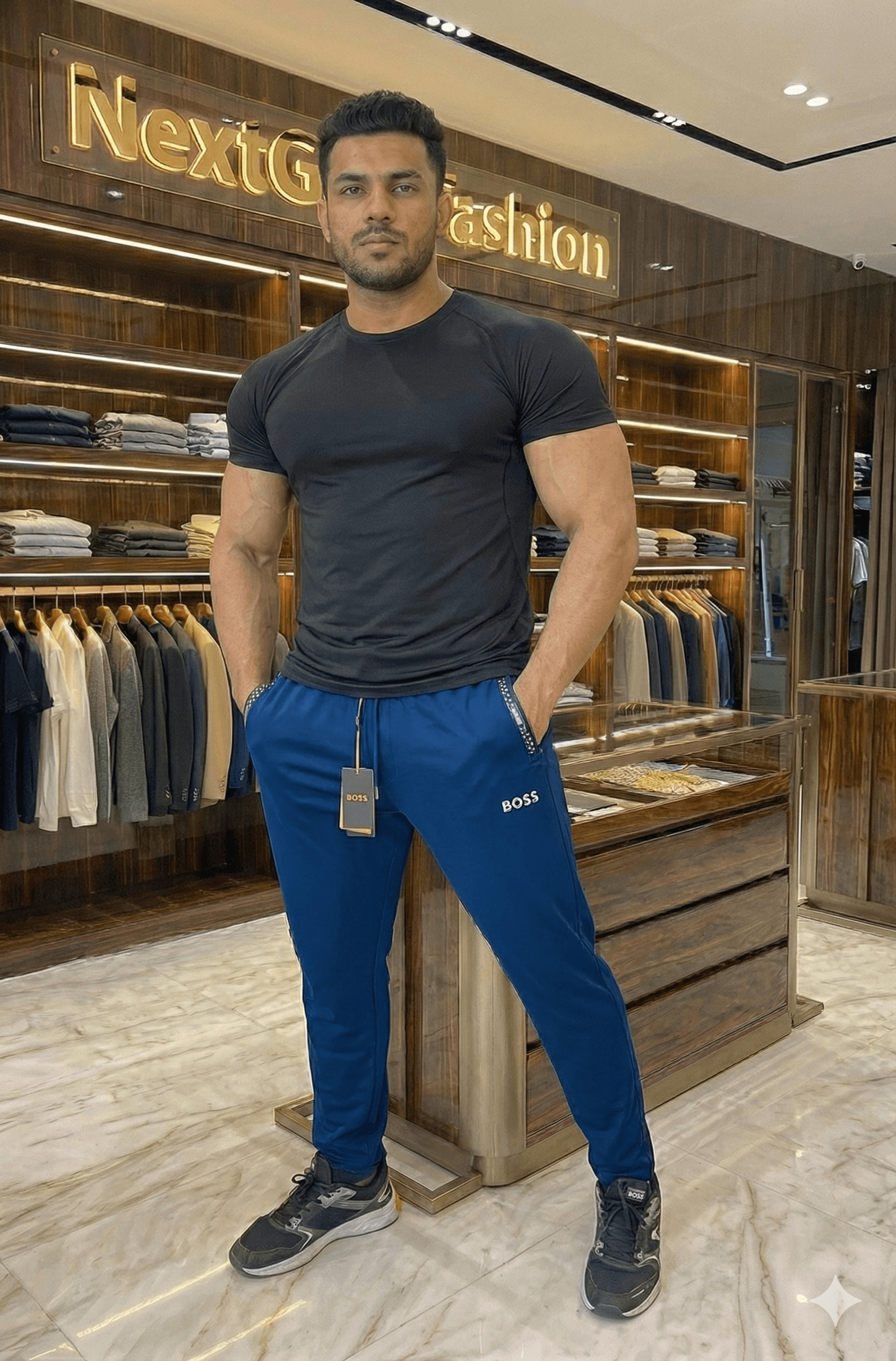 Hugo Boss Export Trouser (Navy) – NextGen Fashion