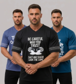 Drop Shoulder V-Neck Combo (3PCS)